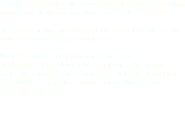 Werbung sollte kein Selbstzweck sein. Sie wird immer daran gemessen, ob sie das von Ihnen definierte Ziel erreicht. Mit guter Planung und konsequenter Umsetzung kann ein optimales Werbeziel erreicht werden. Über 10 Jahre Erfahrung in der Werbe- und Medienbranche, solides kaufmännisches Wissen und meine Kreativität sorgen dafür, dass sich Ihre Investition in Werbung zum Schluss auch an einem Umsatz-Plus bemerkbar macht.